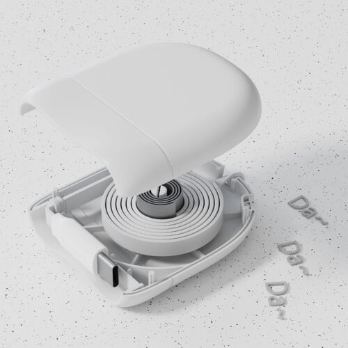 Кабель Xoopar ICE-R с ретрактором 2 в 1, разъёмы USB-C и Lightni 3