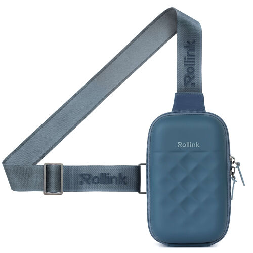 Дорожная сумочка Rollink Mini Bag Go 19,5x12x6 см, синяя 1 Дорожная сумочка Rollink Mini Bag Go 19,5x12x6 см, синяя 1