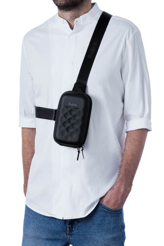 Дорожная сумочка Rollink Mini Bag Go 19,5x12x6 см, черная 5 Дорожная сумочка Rollink Mini Bag Go 19,5x12x6 см, черная 5