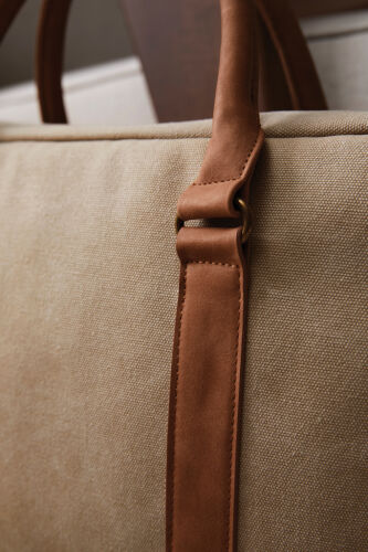 Сумка для ноутбука 16" VINGA Bosler из канваса бежевая 4