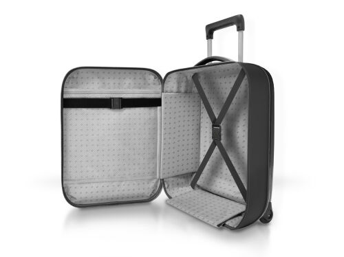 Чемодан складной Rollink Aura 55x40x20 см, 2 колеса, синий 14