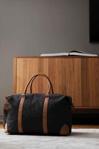 Дорожная сумка VINGA Bosler из канваса черная 3