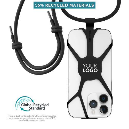 Ремешок-держатель для телефона Infinity, черный 3