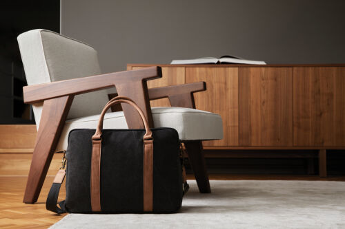 Сумка для ноутбука 16" VINGA Bosler из канваса черная 4