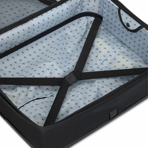 Чемодан складной Rollink FLEX LIGHT 55x40x20 см, 4 колеса, черны 1