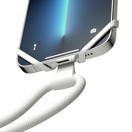 Ремешок-держатель для телефона Infinity, белый 1 Ремешок-держатель для телефона Infinity, белый 1