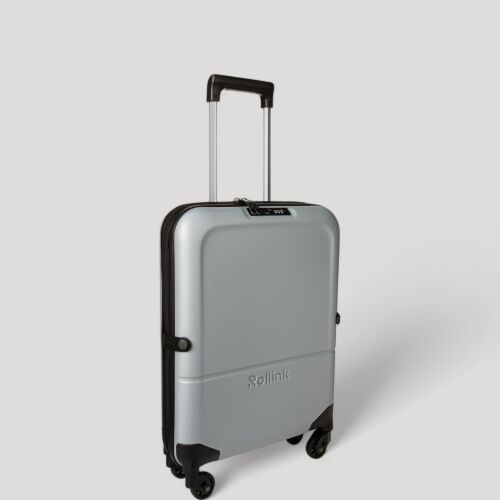 Чемодан складной Rollink FLEX LIGHT 55x40x20 см, 4 колеса, светл 11