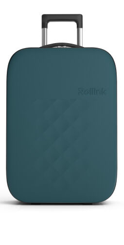 Чемодан складной Rollink Vega II 55x40x20 см, 2 колеса, сине-зел 5 Чемодан складной Rollink Vega II 55x40x20 см, 2 колеса, сине-зел 5