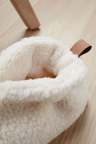 Тапочки VINGA Santos с мягким ворсом из rPET RCS, S/M кремовый 3