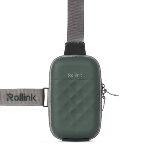 Дорожная сумочка Rollink Mini Bag Go 19,5x12x6 см, темно-зеленая 1 Дорожная сумочка Rollink Mini Bag Go 19,5x12x6 см, темно-зеленая 1