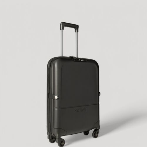 Чемодан складной Rollink FLEX LIGHT 55x40x20 см, 4 колеса, черны 9