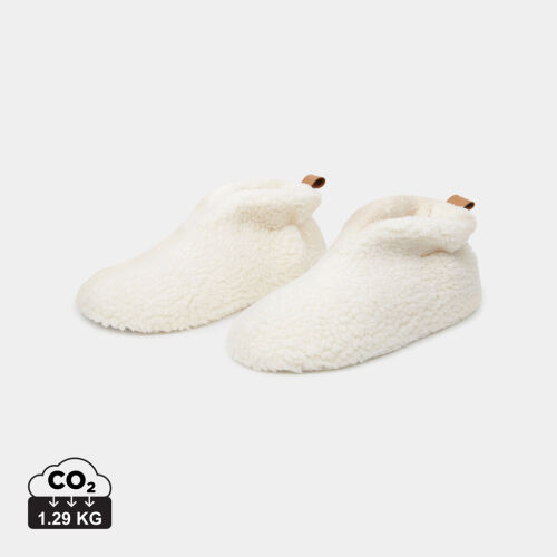 Тапочки VINGA Santos с мягким ворсом из rPET RCS, S/M кремовый 7