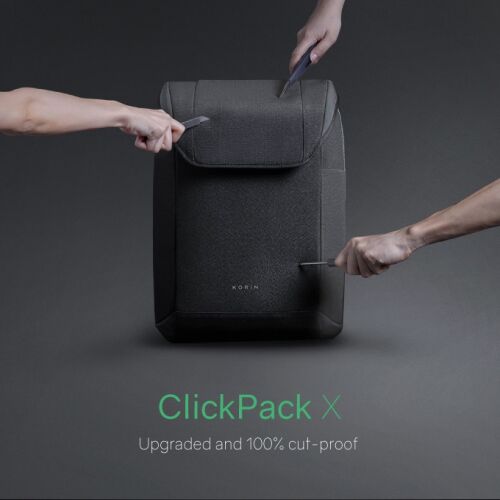 Рюкзак ClickPack X 45х32х15,5 см, с клапаном, черный 16