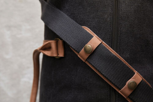 Дорожная сумка VINGA Bosler из канваса черная 5