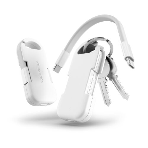 Внешний аккумулятор-брелок VONMAHLEN Evergreen Go, 1000 мАч, бел 1