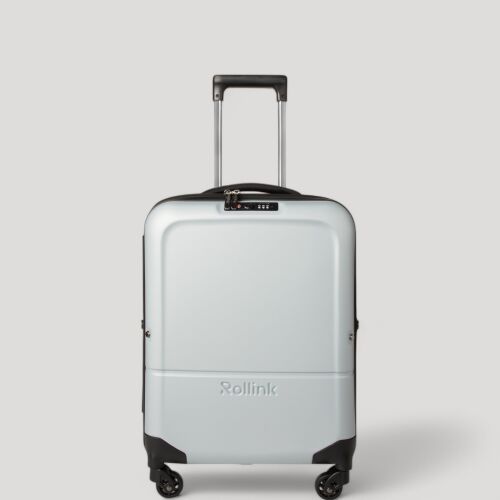 Чемодан складной Rollink FLEX LIGHT 55x40x20 см, 4 колеса, светл 12