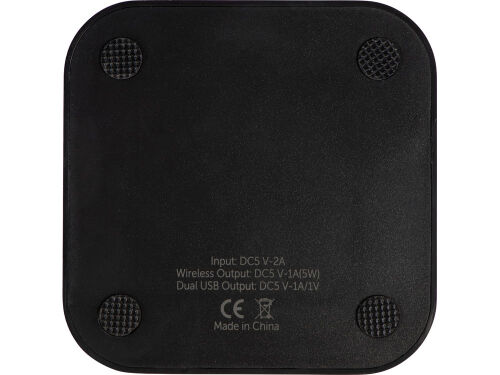 Беспроводная зарядка «Tile» с 2 USB-A, 5 Вт 4
