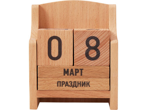 «Вечный» календарь из бука 2