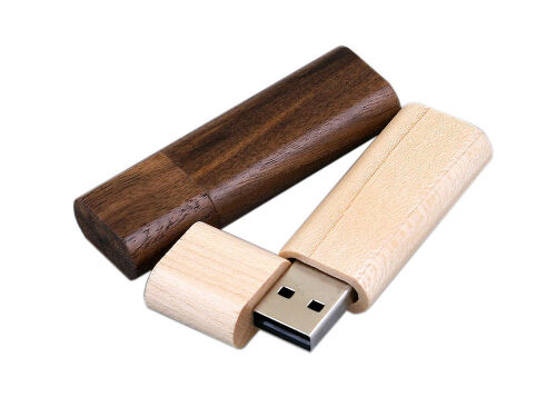 USB 2.0- флешка на 8 Гб эргономичной прямоугольной формы с округ 3