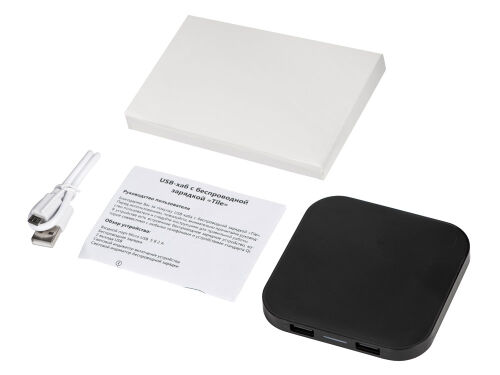 Беспроводная зарядка «Tile» с 2 USB-A, 5 Вт 7