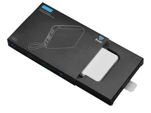 Внешний аккумулятор со встроенным кабелем USB-C «Дэнси», 5000 мА 5