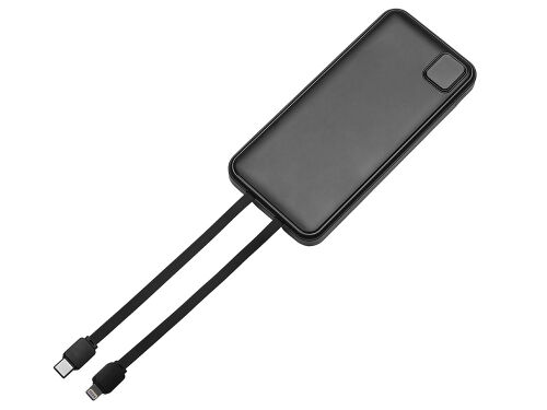 Внешний аккумулятор со встроенными кабелями «Фрэйм», 10000мач 3