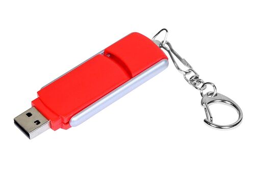 USB 2.0- флешка промо на 16 Гб с прямоугольной формы с выдвижным 2