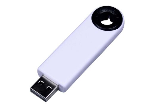 USB 3.0- флешка промо на 128 Гб прямоугольной формы, выдвижной м 1