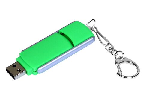 USB 2.0- флешка промо на 16 Гб с прямоугольной формы с выдвижным 2