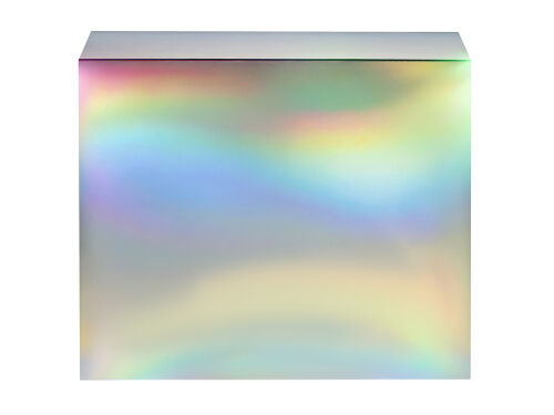 Подарочная коробка с голографическим шубером «Aurora», L 3