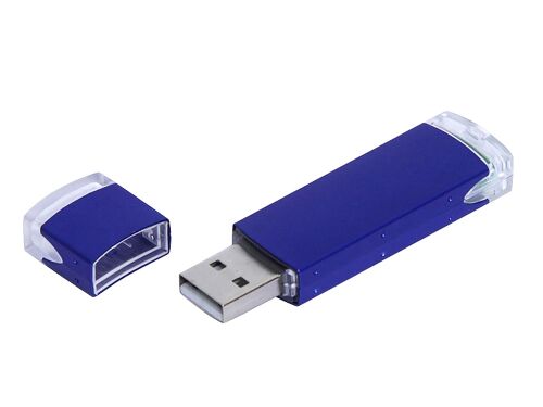 USB 2.0- флешка промо на 32 Гб прямоугольной классической формы 1