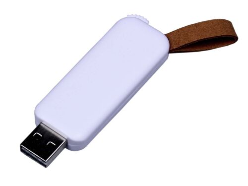 USB 2.0- флешка промо на 16 Гб прямоугольной формы, выдвижной ме 1