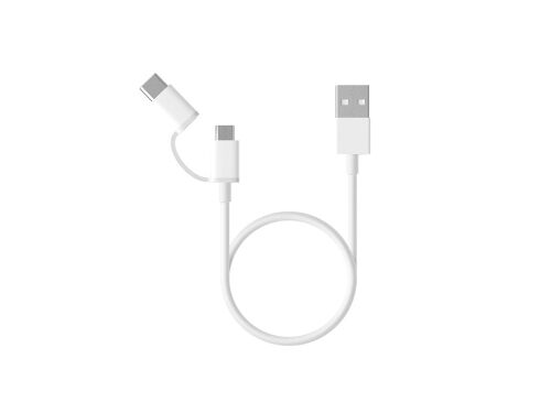 Кабель «Mi 2-in-1 USB Cable Micro-USB to Type C», 30 см 1