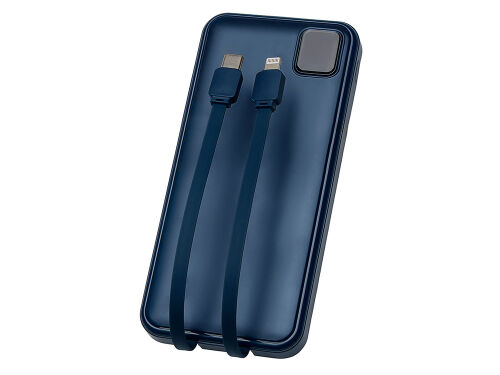 Внешний аккумулятор со встроенными кабелями «Фрэйм», 10000мач 4