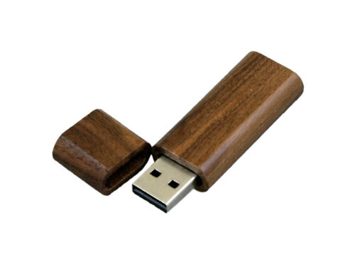 USB 2.0- флешка на 8 Гб эргономичной прямоугольной формы с округ 2