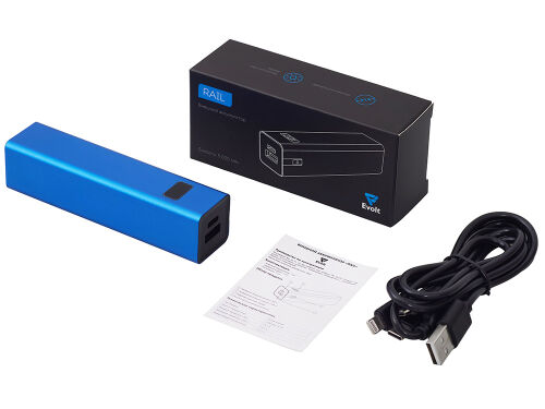 Внешний аккумулятор «Rail» c дисплеем, 5000 mAh 6