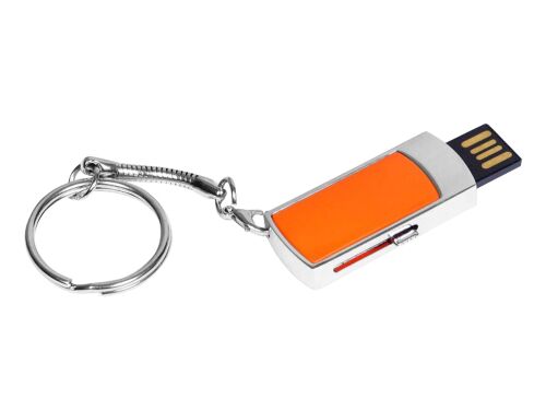 USB 2.0- флешка на 32 Гб с выдвижным механизмом и мини чипом 2