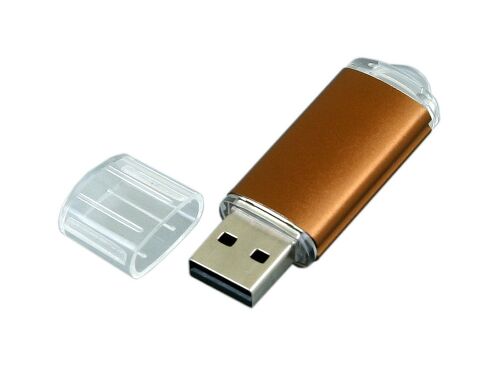 USB 2.0- флешка на 64 Гб с прозрачным колпачком 2