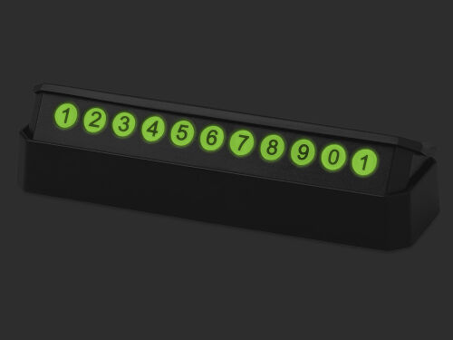 Парковочная визитка «Tempark» v.2 с люминесцентной подсветкой 2
