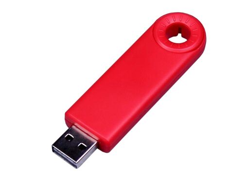 USB 3.0- флешка промо на 128 Гб прямоугольной формы, выдвижной м 1