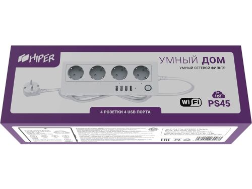 Умный сетевой фильтр «IoT PS45» 5
