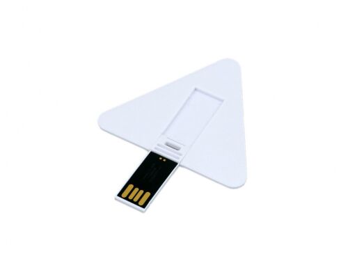 USB 2.0- флешка на 64 Гб в виде пластиковой карточки треугольной 1