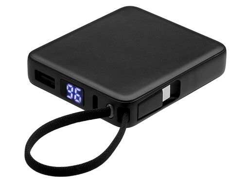 Внешний аккумулятор со встроенным кабелем USB-C «Дэнси», 5000 мА 2