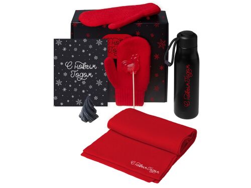 Подарочный набор «Re:Air» с варежками, шарфом и термосом 1