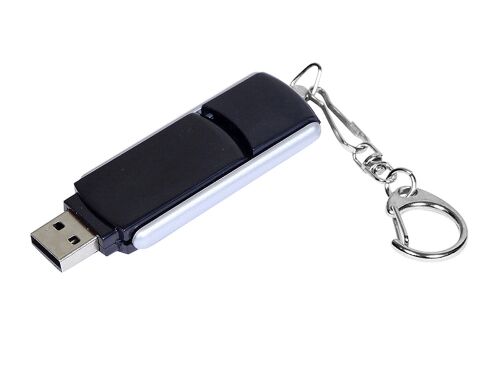 USB 2.0- флешка промо на 16 Гб с прямоугольной формы с выдвижным 2