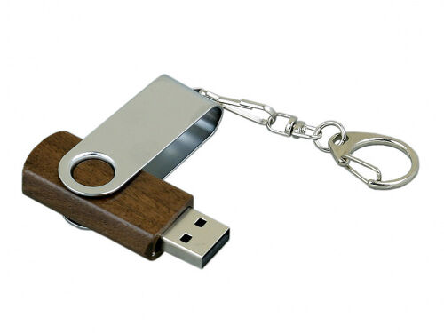 USB 2.0- флешка промо на 32 Гб с поворотным механизмом 3