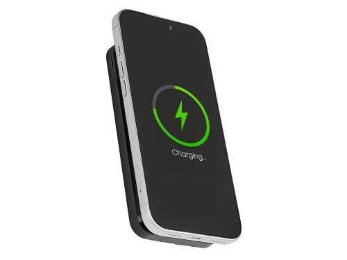 Магнитный беспроводной внешний аккумулятор со встроенными кабеля 3