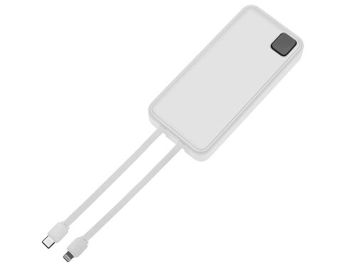 Внешний аккумулятор со встроенными кабелями «Фрэйм Про», быстрая 3