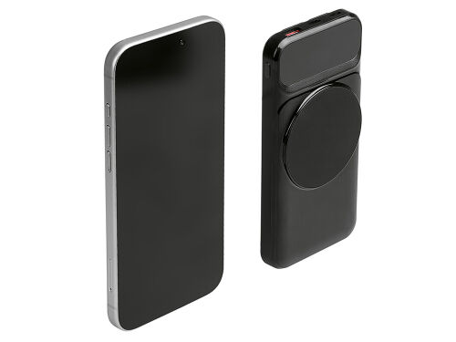 Магнитный беспроводной внешний аккумулятор со встроенными кабеля 1