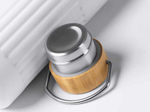 Термобутылка «Нобук» с бамбуковой крышкой, 500 мл 3